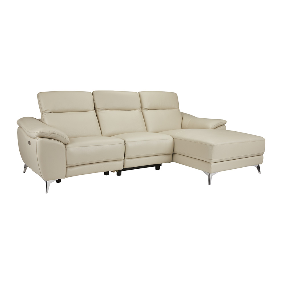 Brooklyn Sectional Sofa Right Arm Facing Chaise: Cloud color